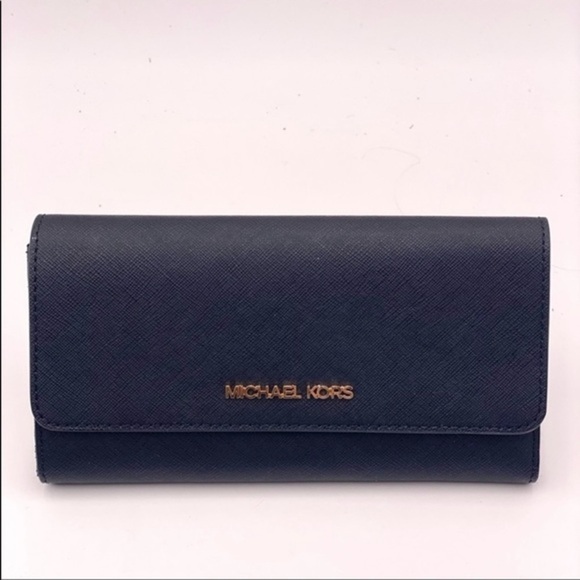 Michael Kors Trifold Wallet Black - Picture 6 of 7